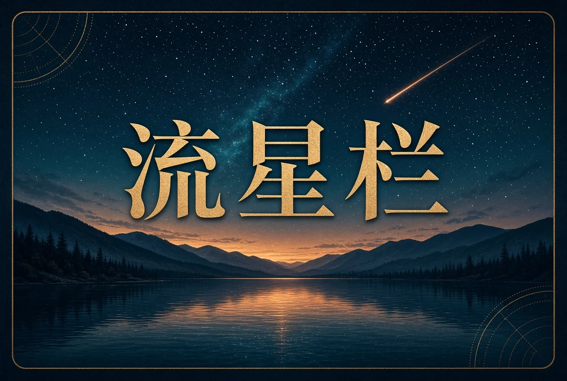 流星栏内容图